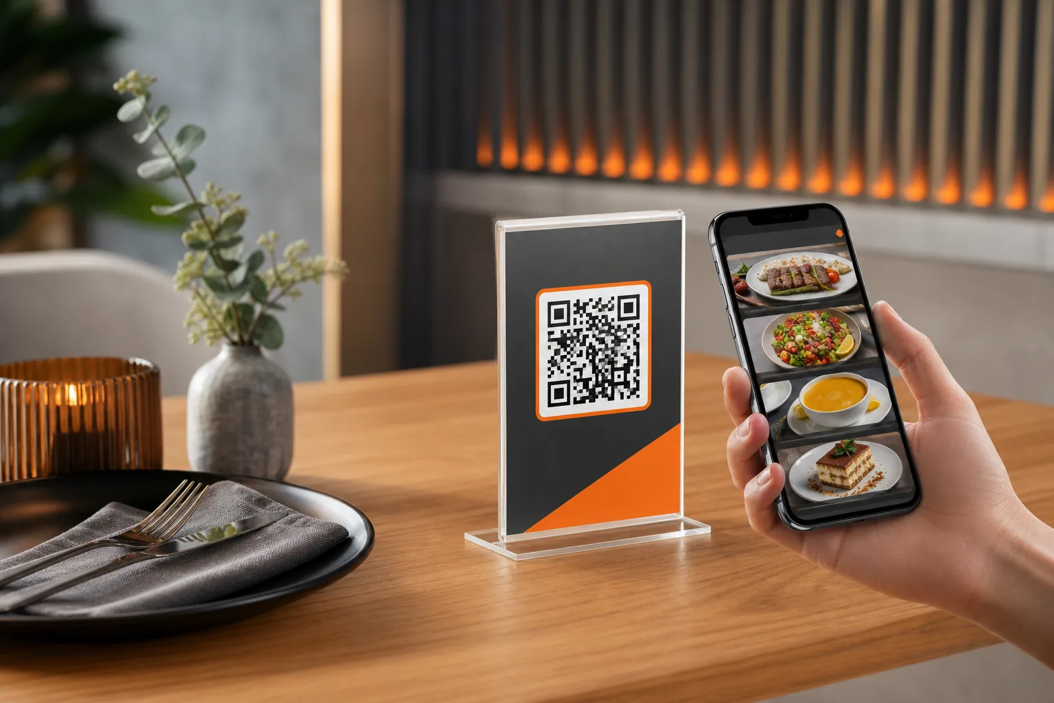 Dijital QR menü ve sipariş çözümü